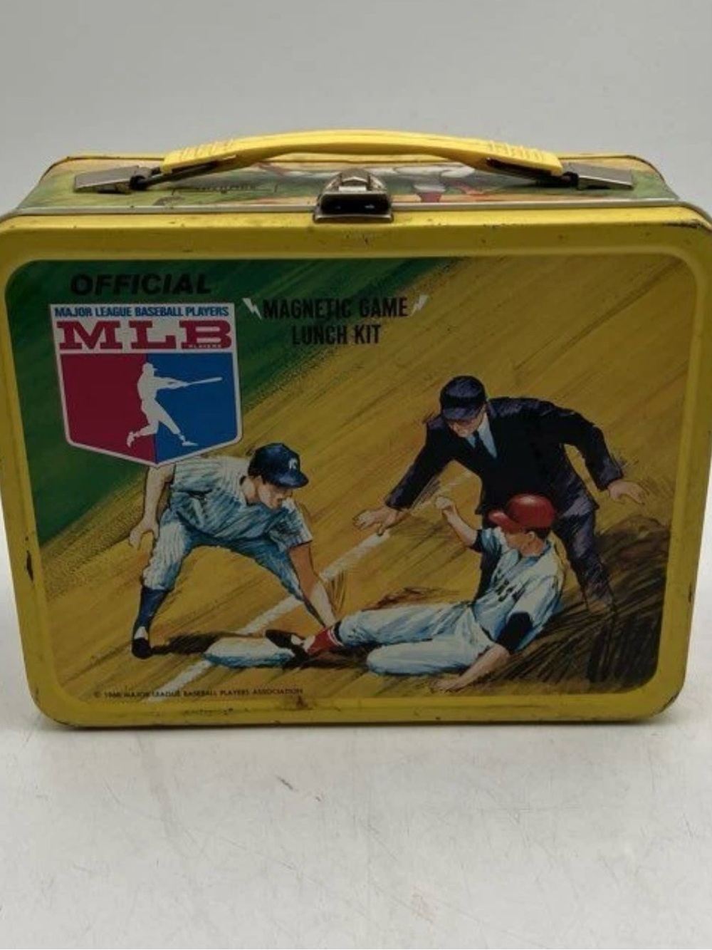 MLB Yellow Vintage Magnetic Game Lunch Kit